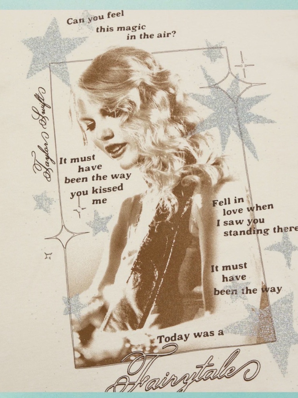 FEARLESS (TAYLOR'S VERSION) MAGIC IN THE AIR OVERSIZED T-SHIRT - Picture 3 of 5